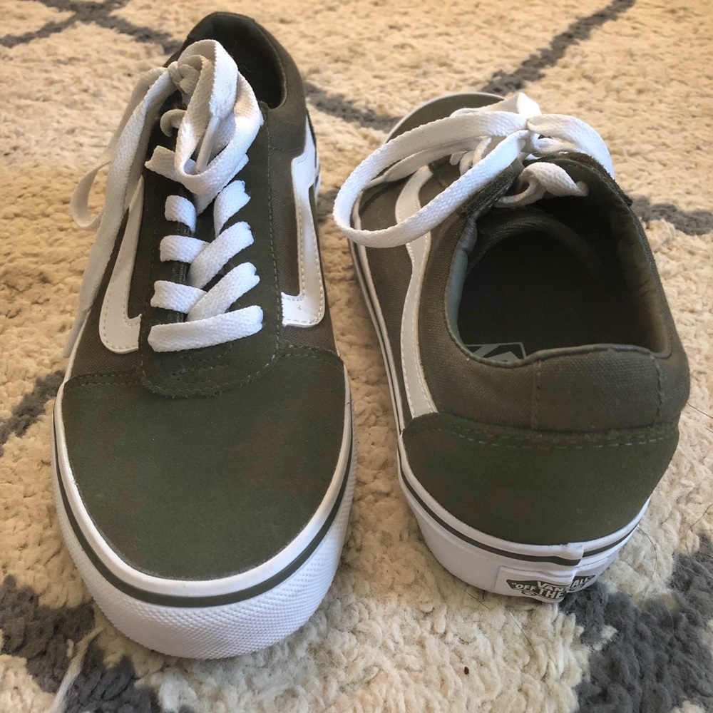 Green Vans! NEVER BEEN WORN!